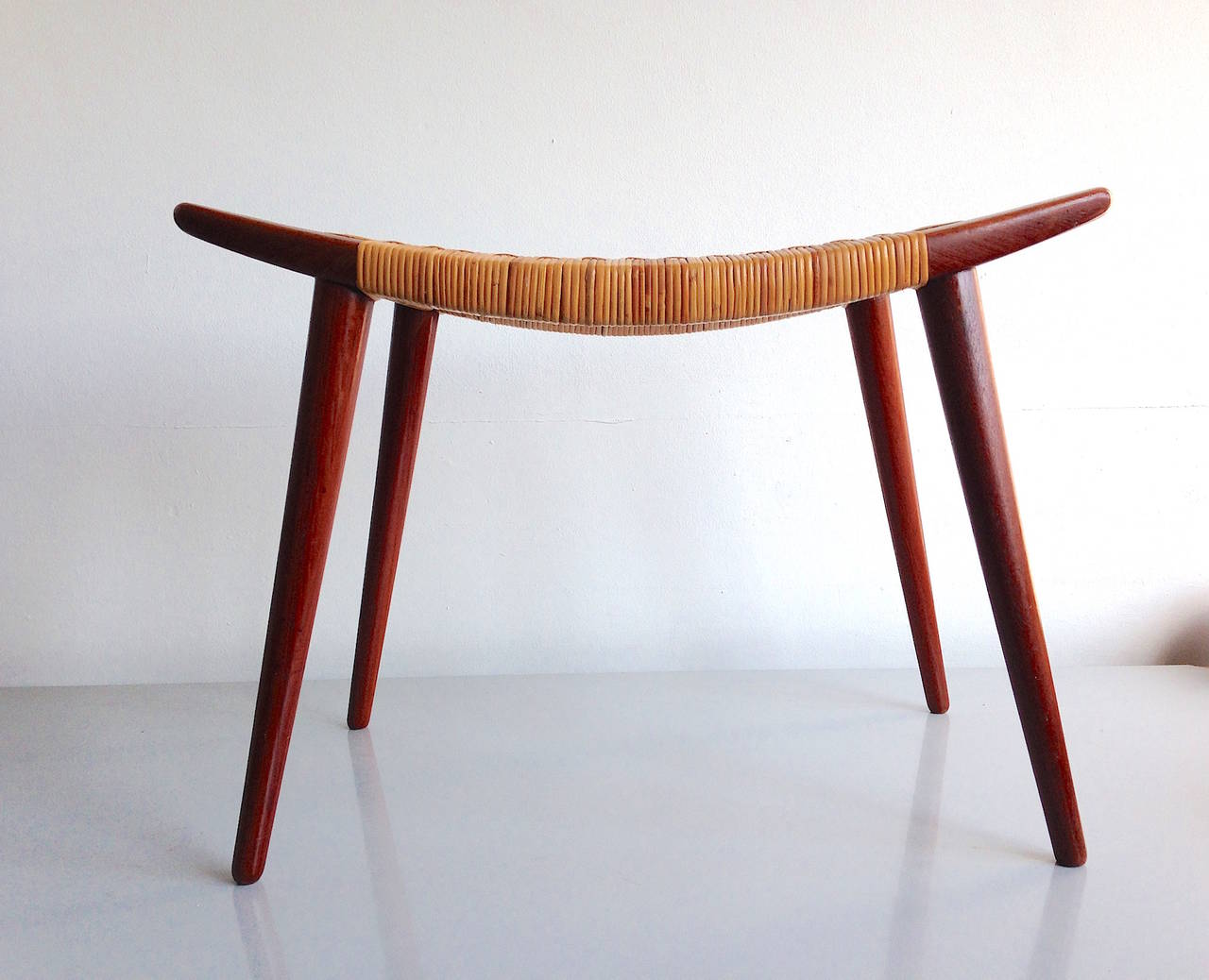 Hans Wegner Johannes Hansen Cane Stool