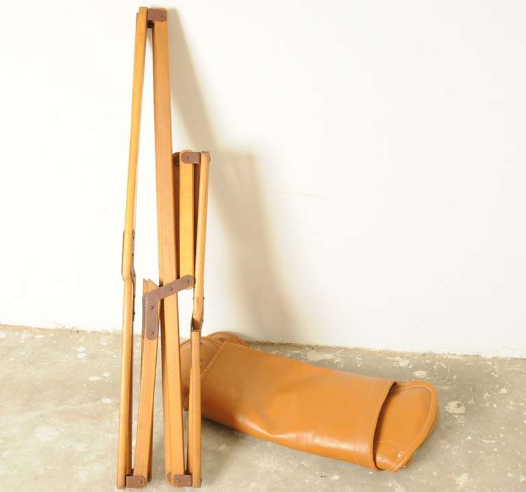 Rare Tripolina Folding Chair In Fair Condition In Munich, DE