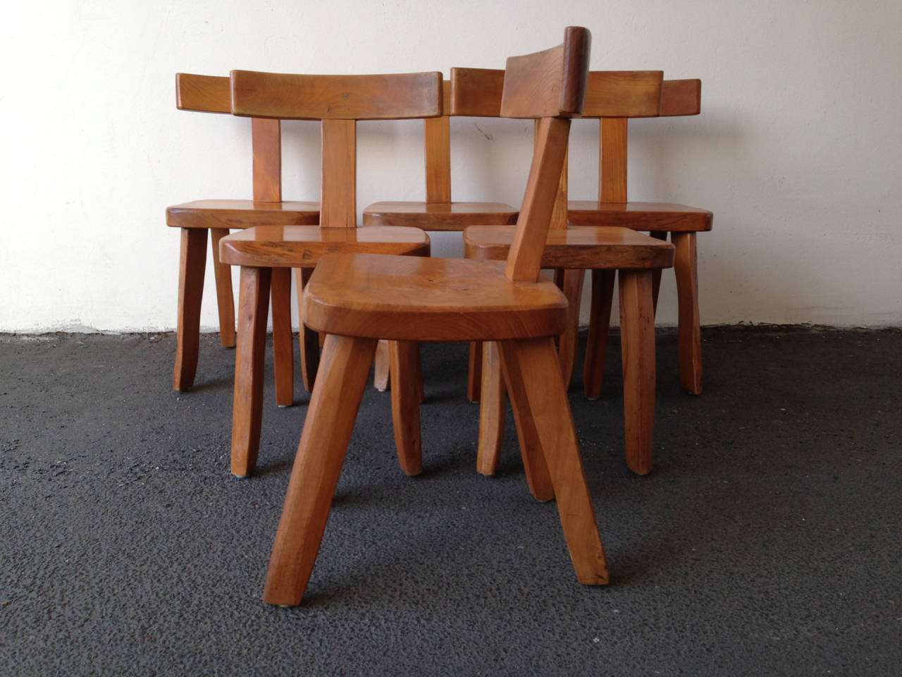 Nice Set of Six Dining Chairs by Olavi Hanninen 1