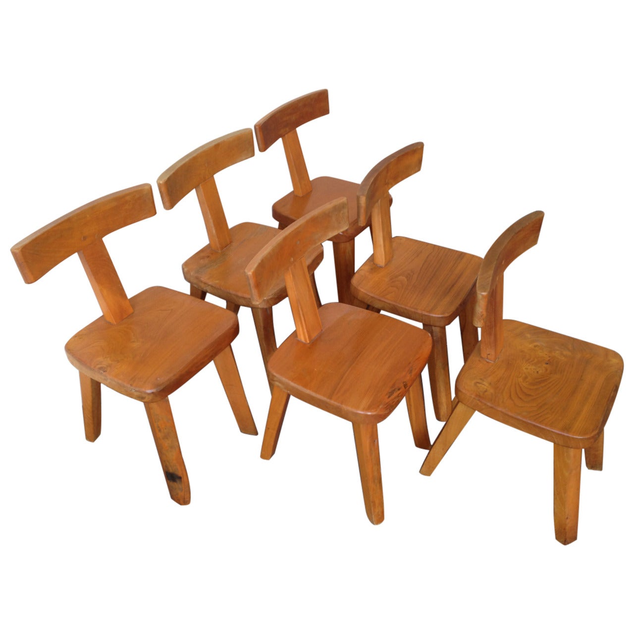Nice Set of Six Dining Chairs by Olavi Hanninen