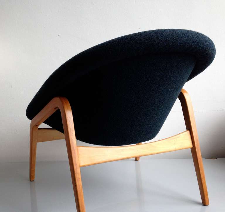 Fabric Hartmut Lohmeyer Columbus Chair - May Model 118, 1955