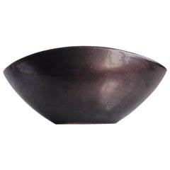 Suzanne Ramié Madoura Black Ceramic Bowl