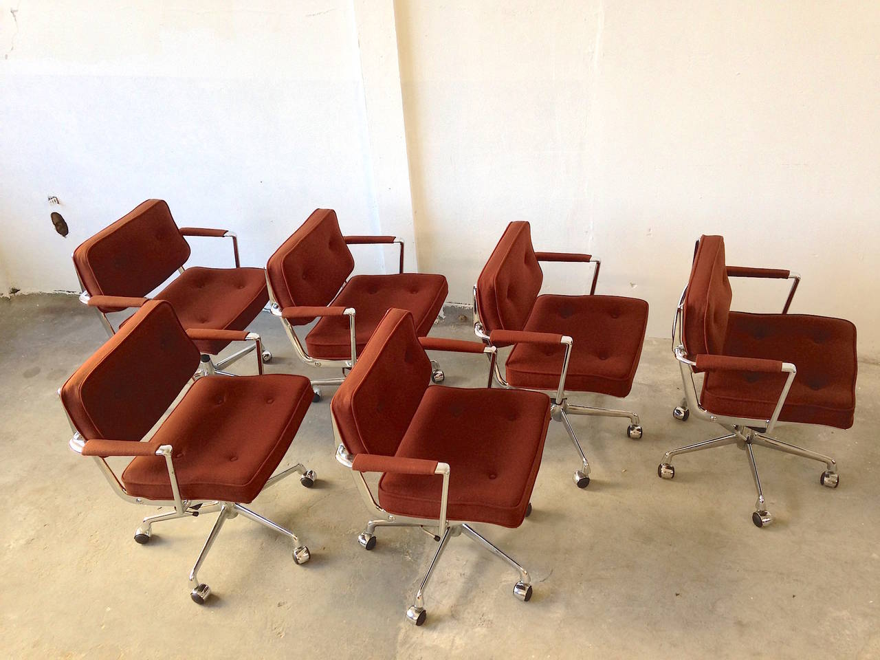 American Charles Eames for Herman Miller Intermediate Desk Chairs, Set of 4