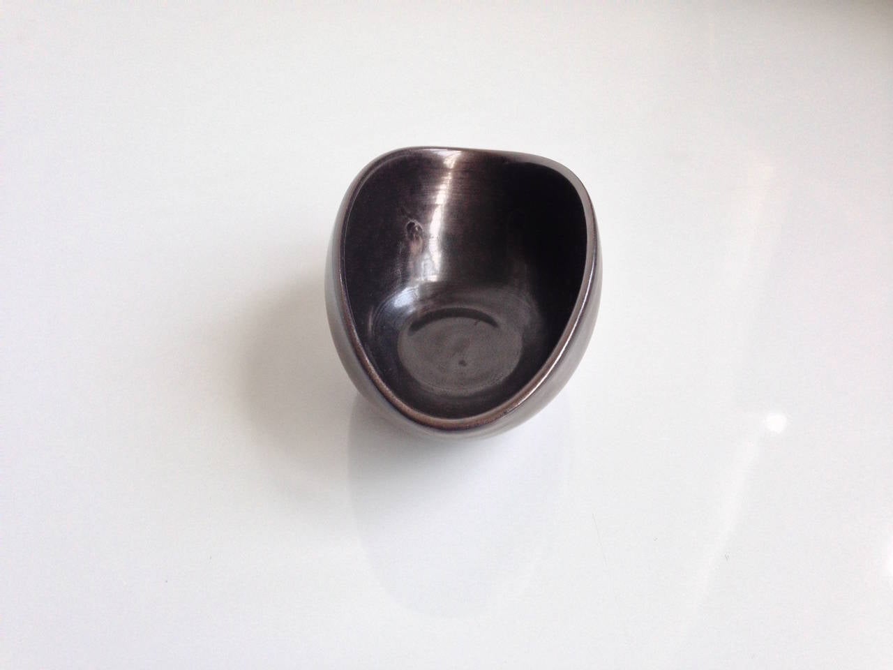 Suzanne Ramié Madoura Black Ceramic Bowl In Good Condition In Munich, DE