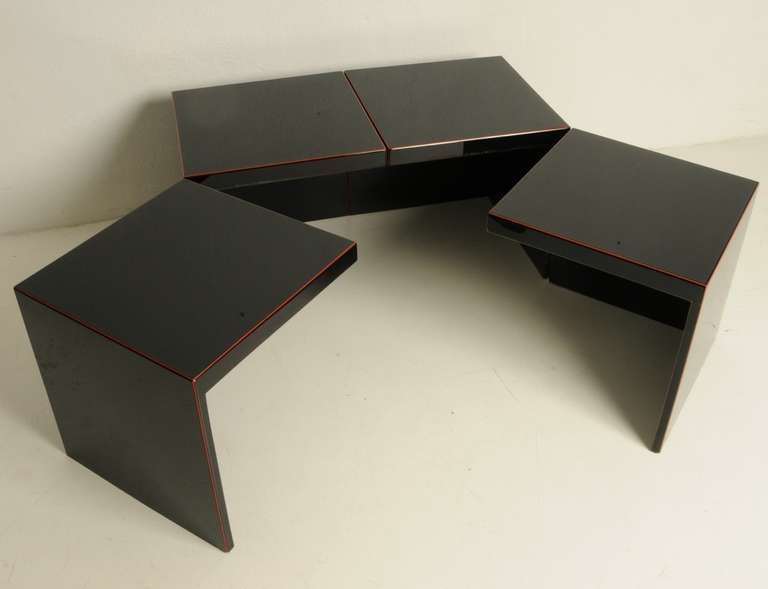 Late 20th Century Very Rare 1. Edition Domino Table