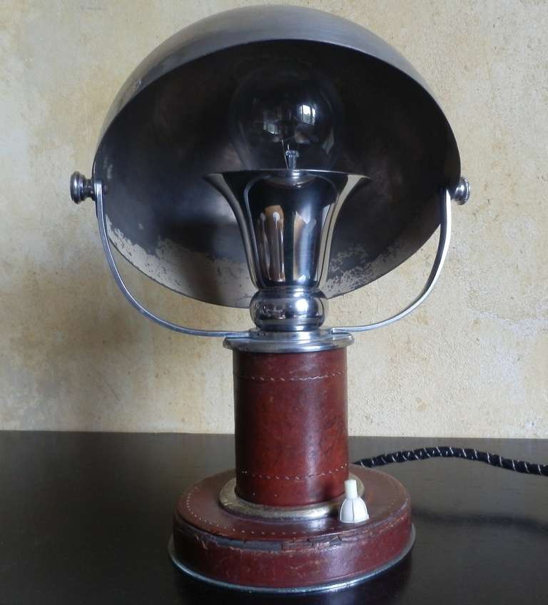 Art Deco Rare and Early Table Lamp by Paul Dupre-Lafon