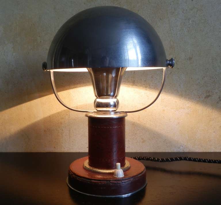Rare and Early Table Lamp by Paul Dupre-Lafon In Fair Condition In Munich, DE