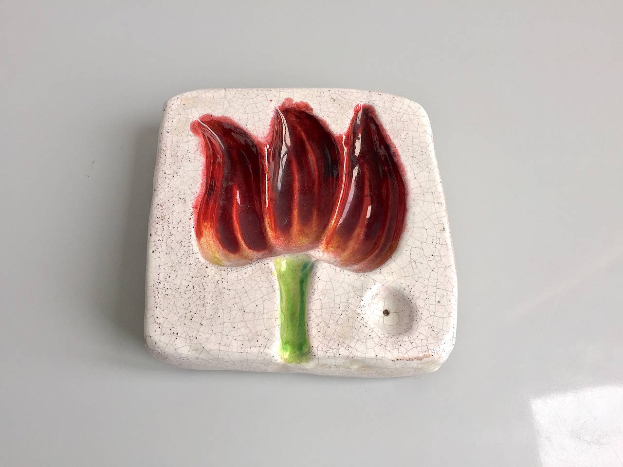 Mid-20th Century Georges Jouve Ceramic Coupe Cendrier or Ashtray