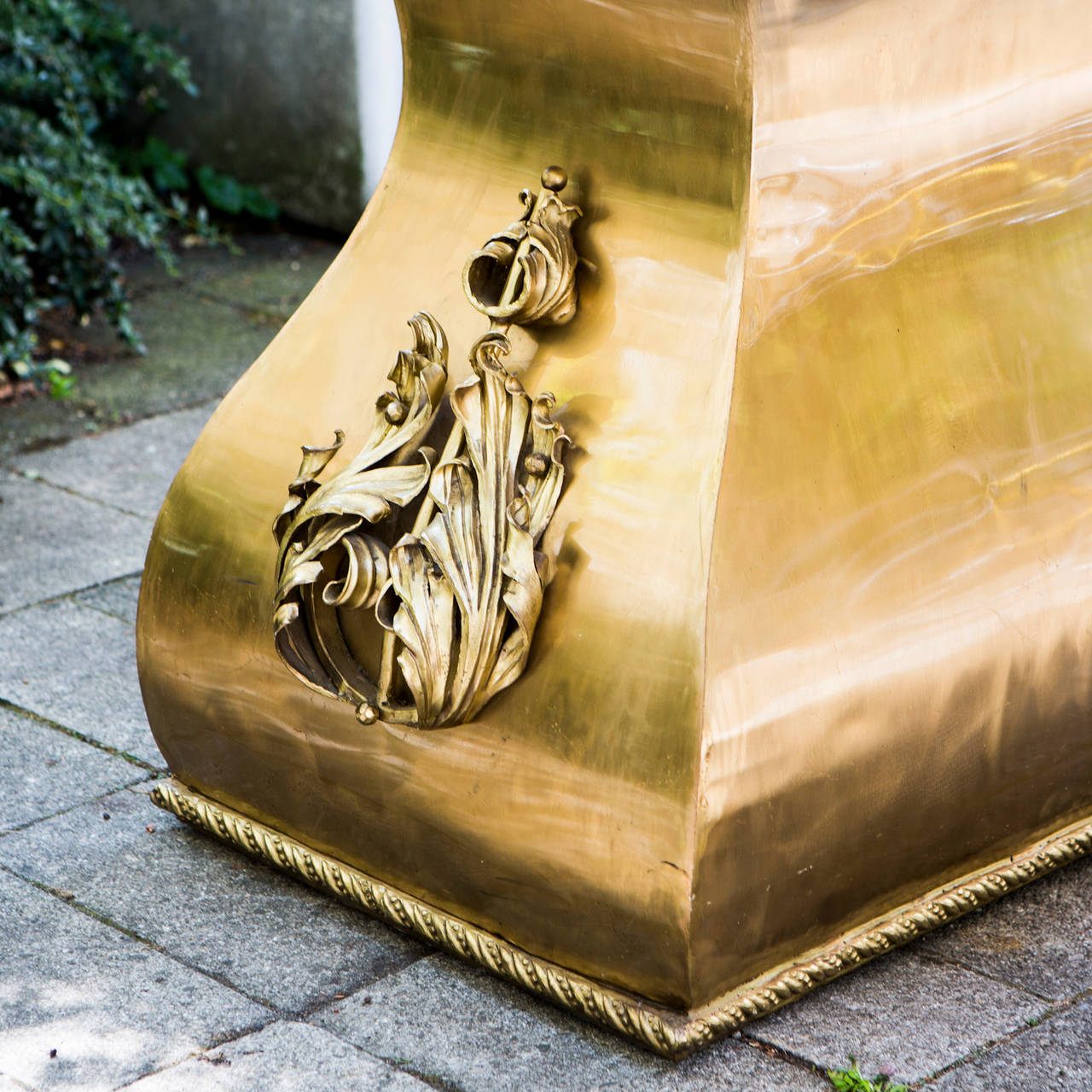 Brass Marvelous Hollywood Regency Style Lady Desk