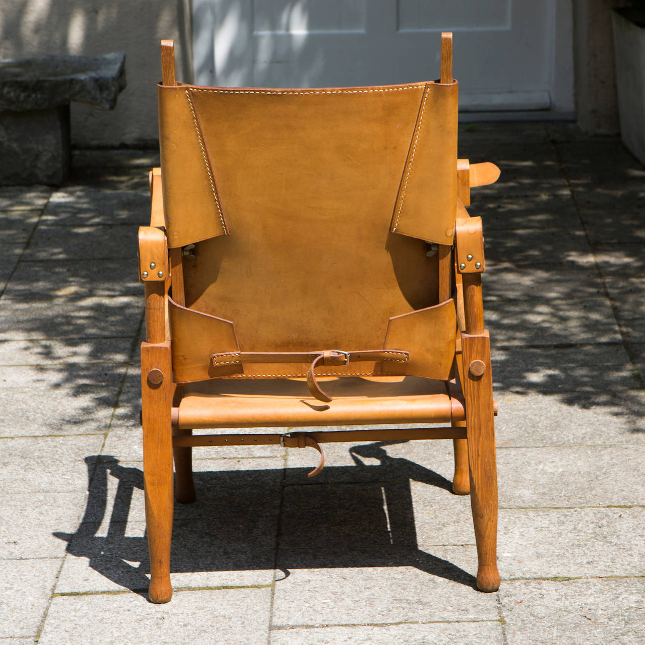 Mid-Century Modern Safari Chair by Wilhelm Kienzle