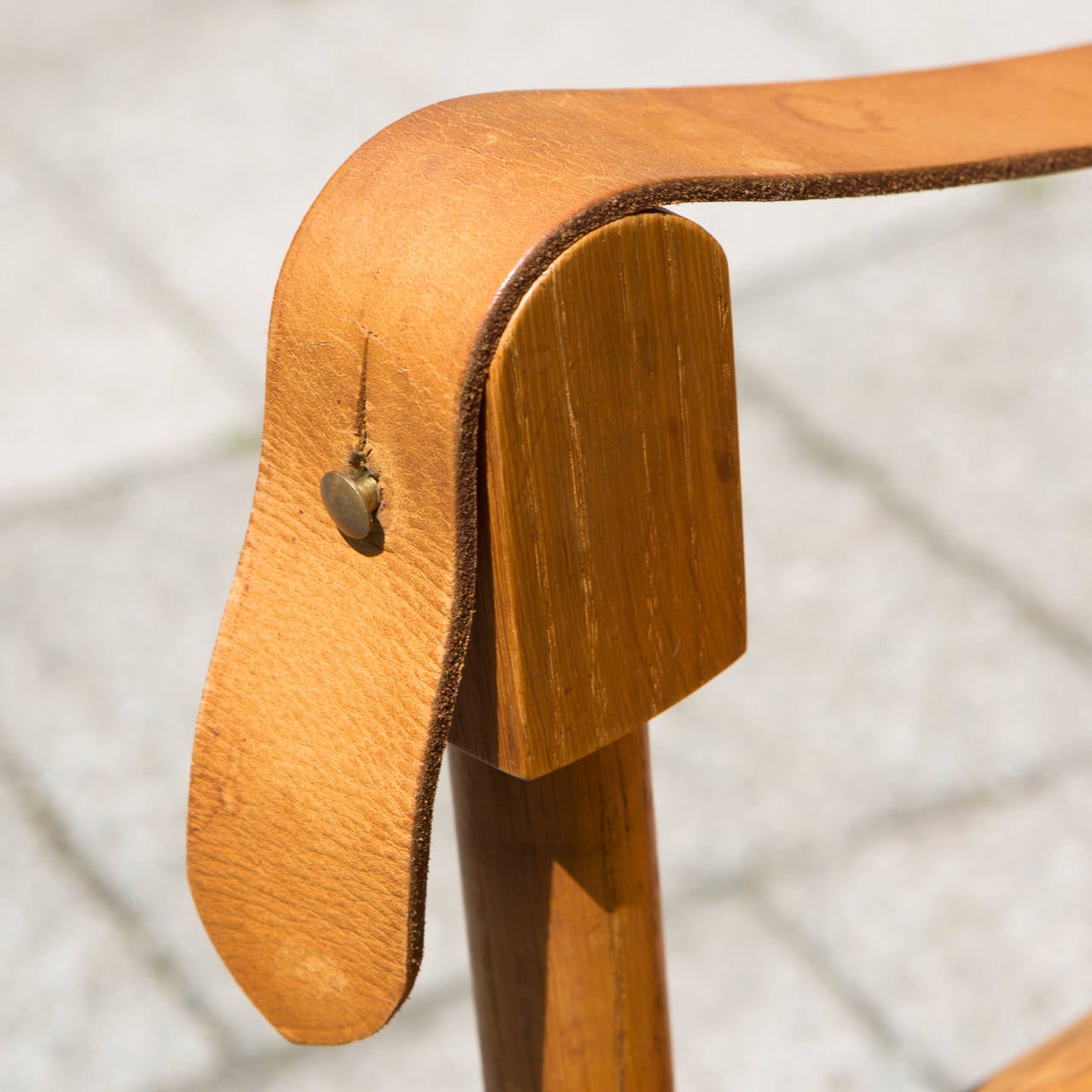 Leather Safari Chair by Wilhelm Kienzle