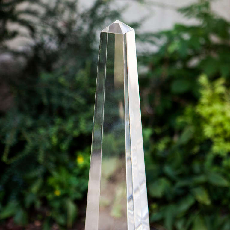 Obelisk Lamp of Sandro Petti for Maison Jansen In Good Condition In Munich, DE