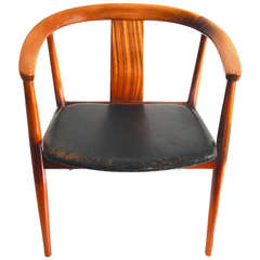 Edvard Kindt-Larsen Mahogany Armchair, 1955