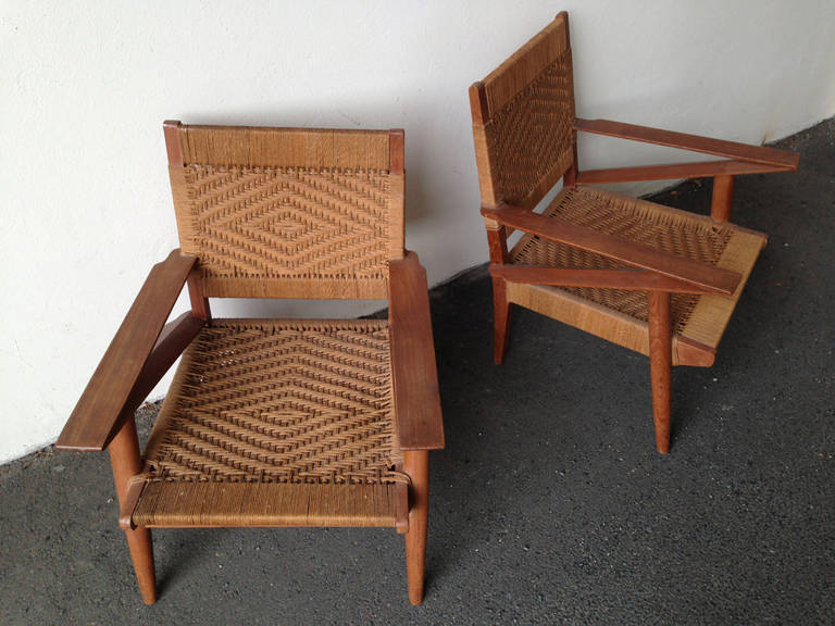 Amazing Set of Two French Lounge Chairs 5