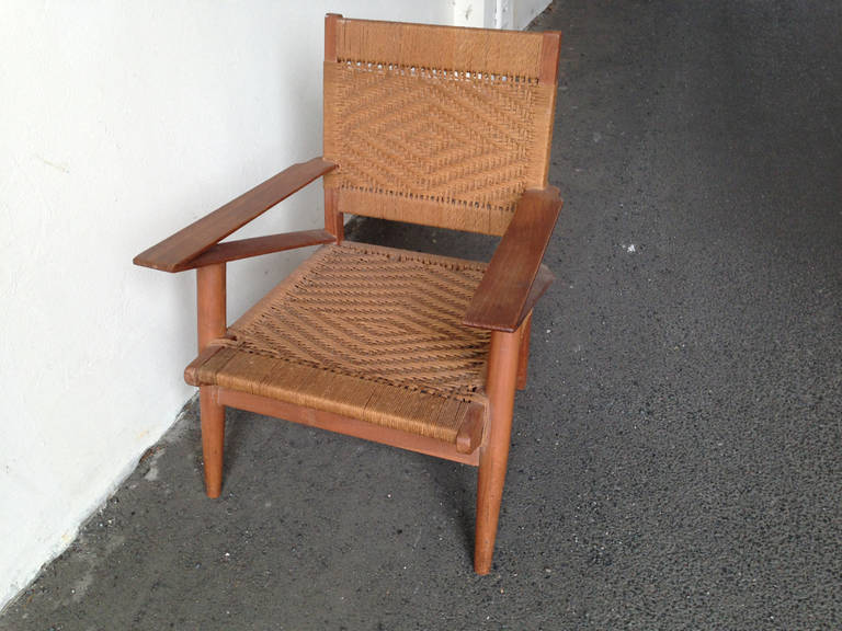 Mid-20th Century Amazing Set of Two French Lounge Chairs
