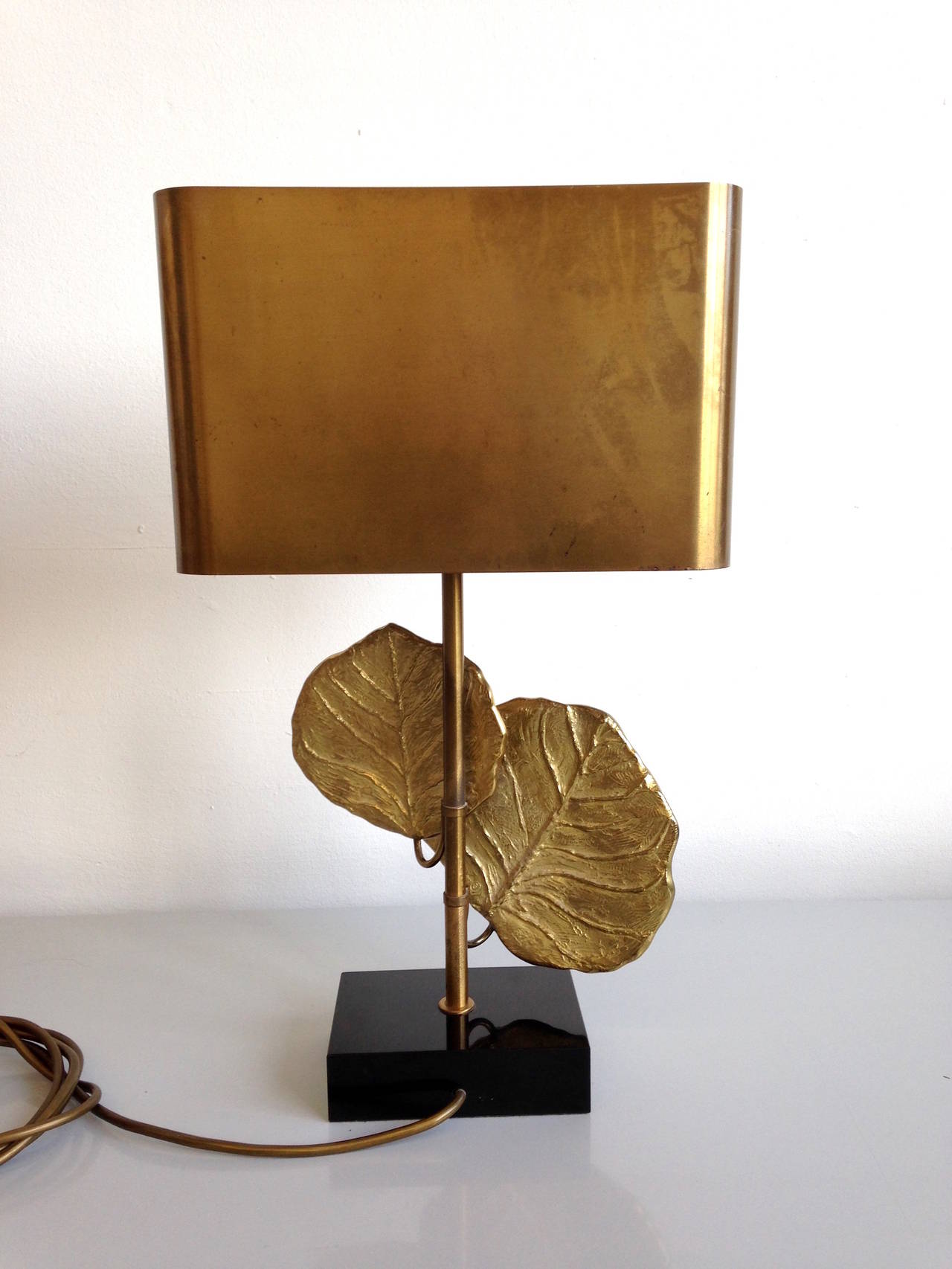 Brass Maison Charles Leaf Table Lamp Cléa