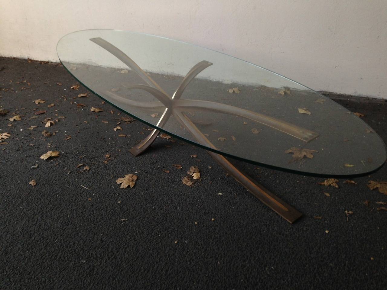 20th Century Very Rare Coffee Table by Michel Mangematin For Sale
