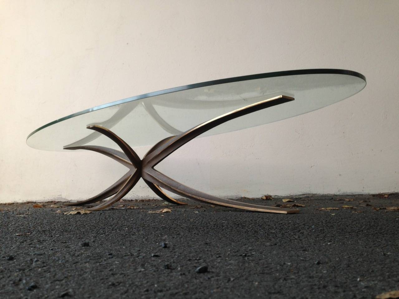 Mid-Century Modern Very Rare Coffee Table by Michel Mangematin For Sale