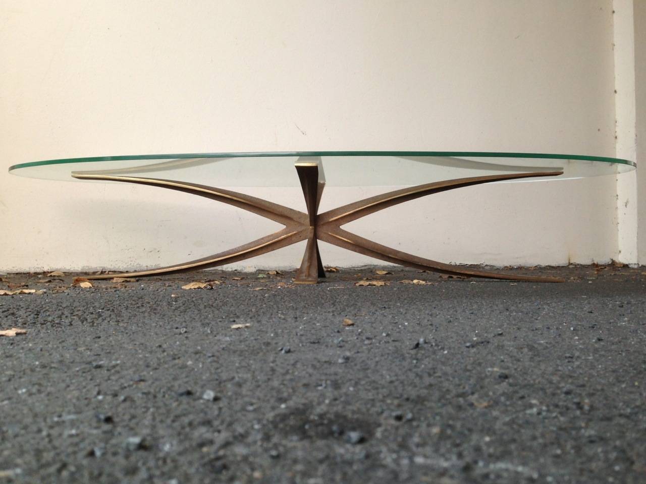 French Very Rare Coffee Table by Michel Mangematin For Sale