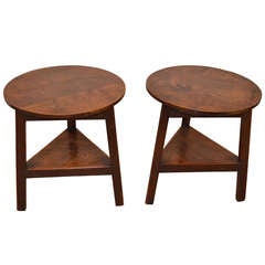 Pair of Cricket Tables 19th Century