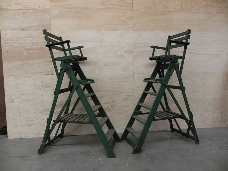 Pair Tennis court Arbitrator Chairs