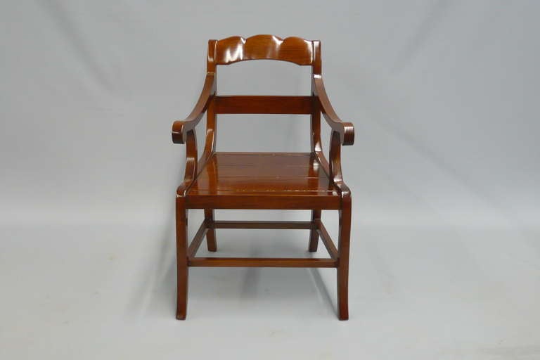 Eight 20th Century Chinese Armchairs very solid and strong chairs