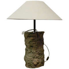 Lychee Tree-stump Table Lamp