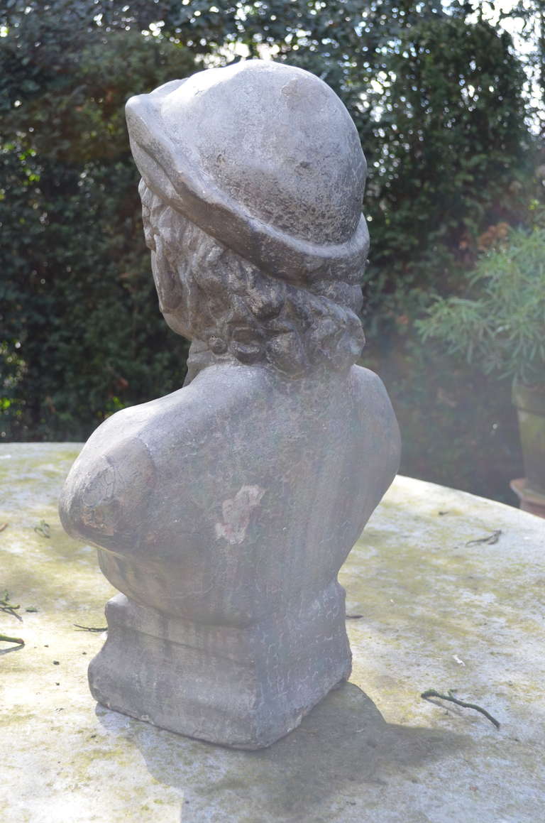 Terracotta Bust In Good Condition For Sale In Gravenmoer, NL