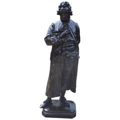Antique Bronze Statue of Cesare Beccaria