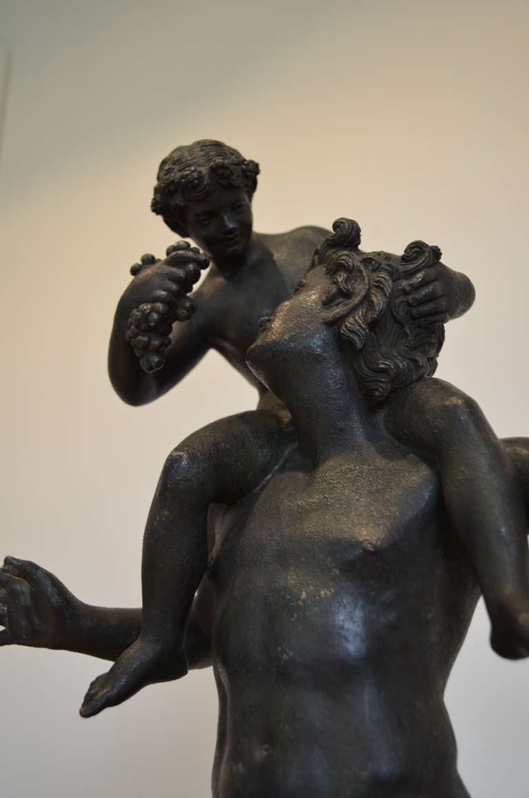 Bronze Pan and the Infant Bacchus For Sale 2