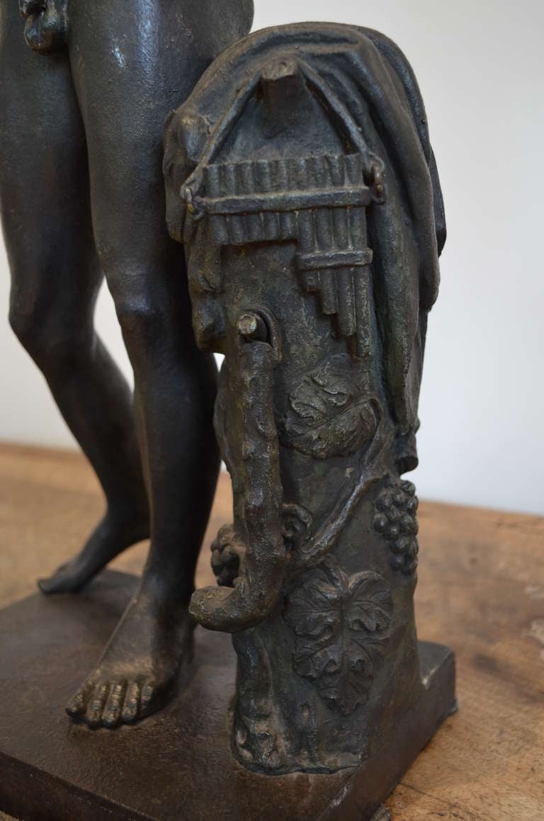 Bronze Pan and the Infant Bacchus For Sale 1
