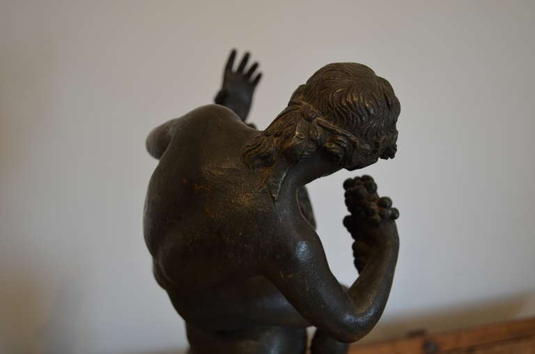 Bronze Pan and the Infant Bacchus For Sale 4