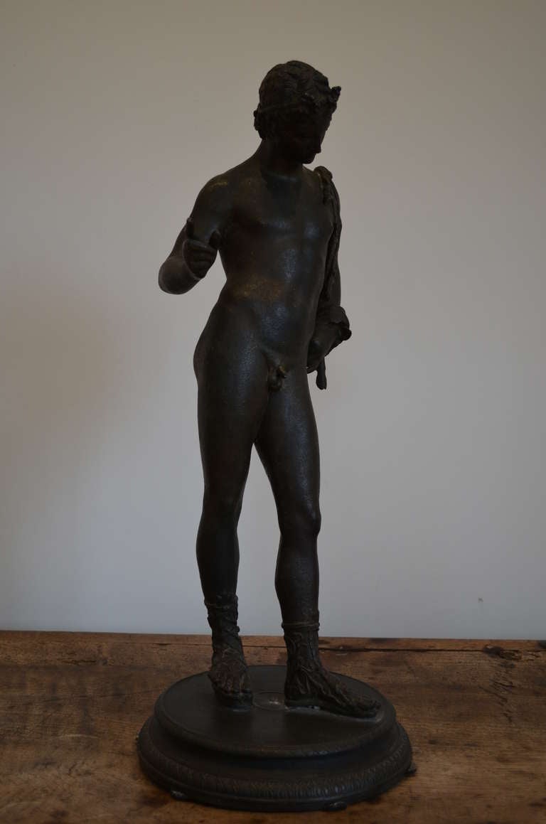 Grand Tour Bronze of Narcissus