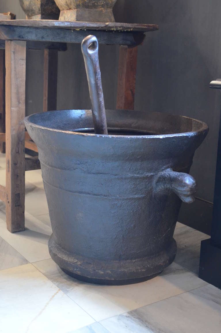 Big Pharmacy Cast Iron Mortar