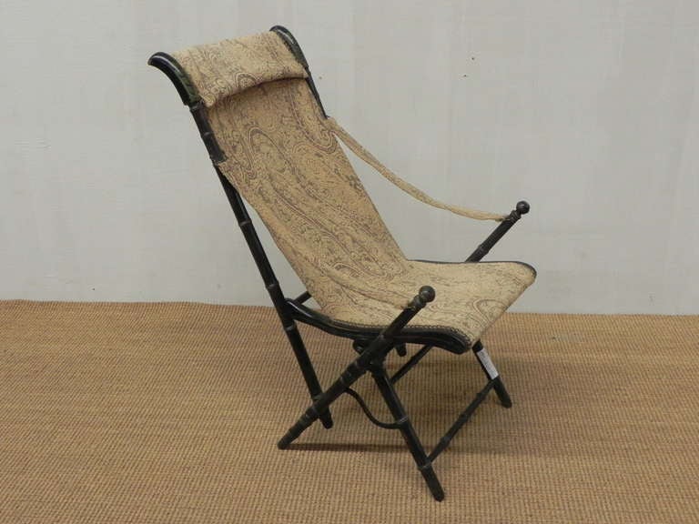 French Painted Folding Chair