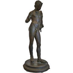 Grand Tour Bronze of Narcissus