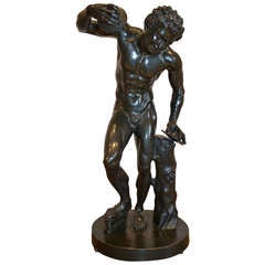 Grand Tour Bronze Sculpture of the Dancing Faun