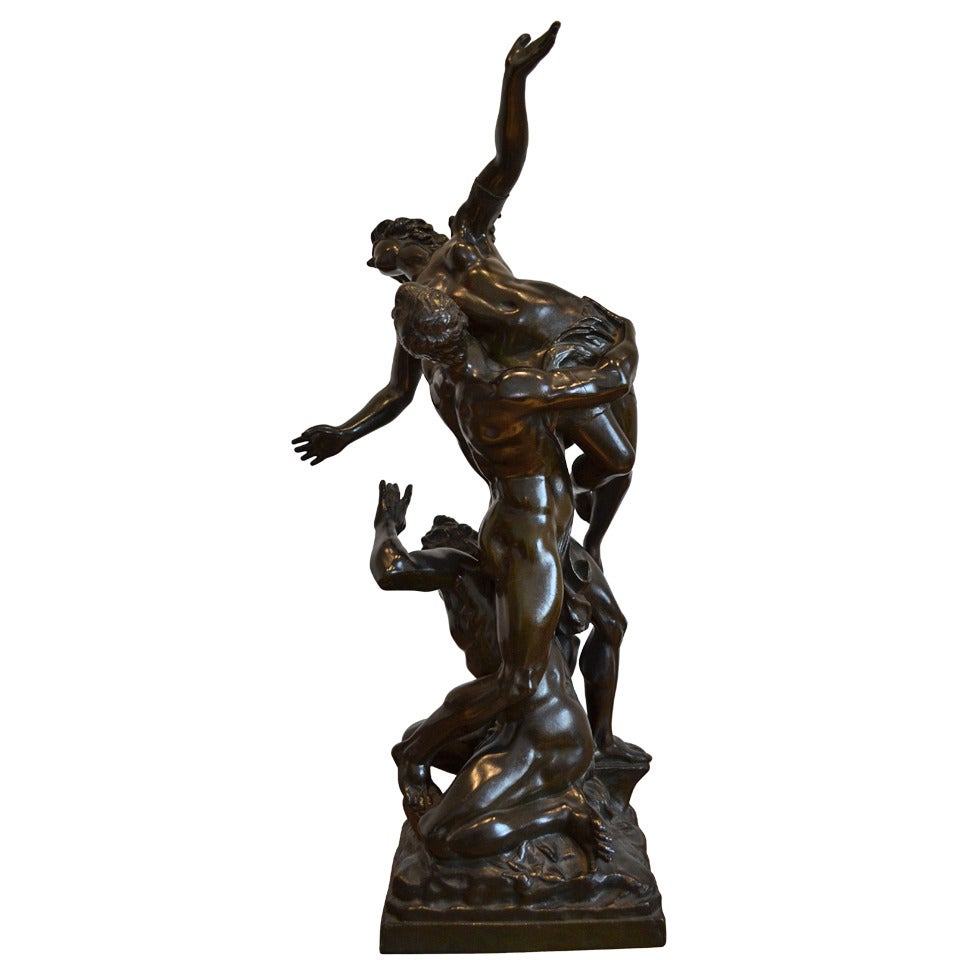 Grand Tour Bronze the Rape of the Sabine Woman For Sale