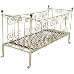 Antique Childs Campaign Bed