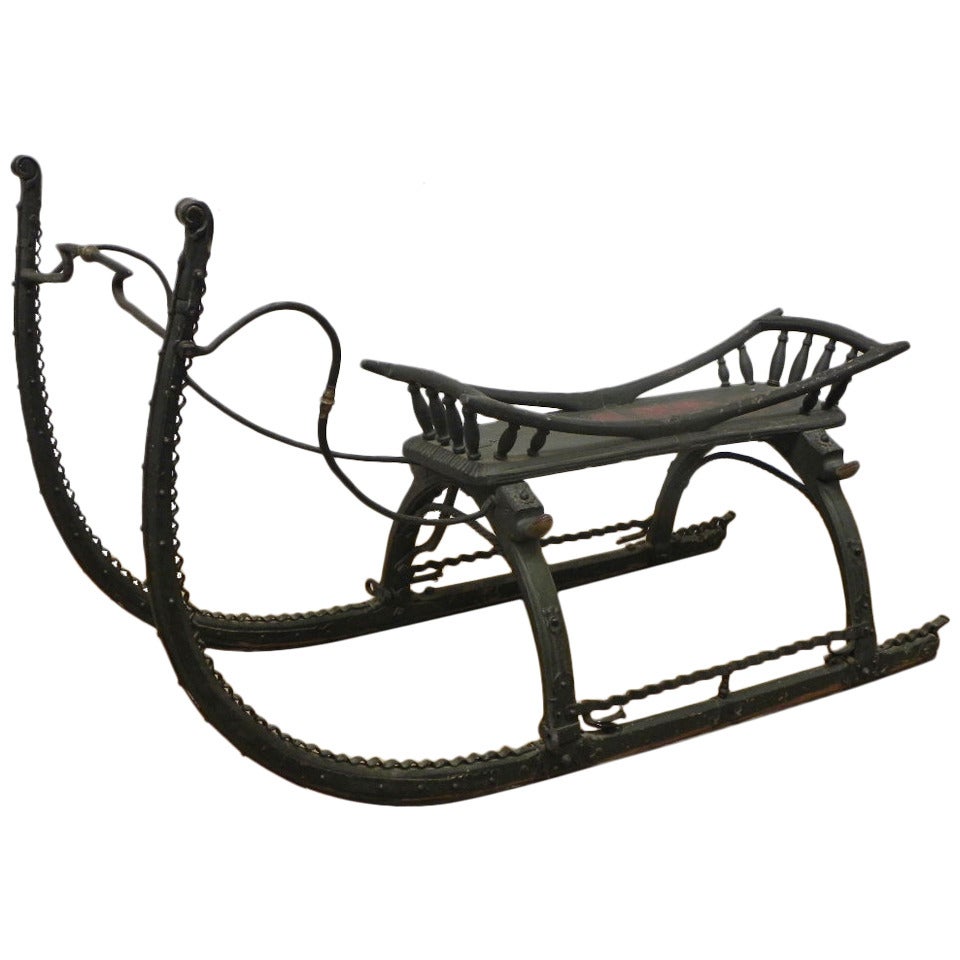 Austrian Antique Sleigh For Sale