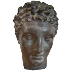 Grand Tour Bronze Head of a Man