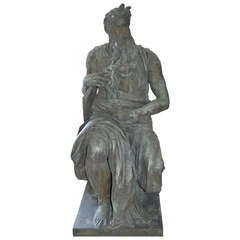 Large Bronze Statue of Moses