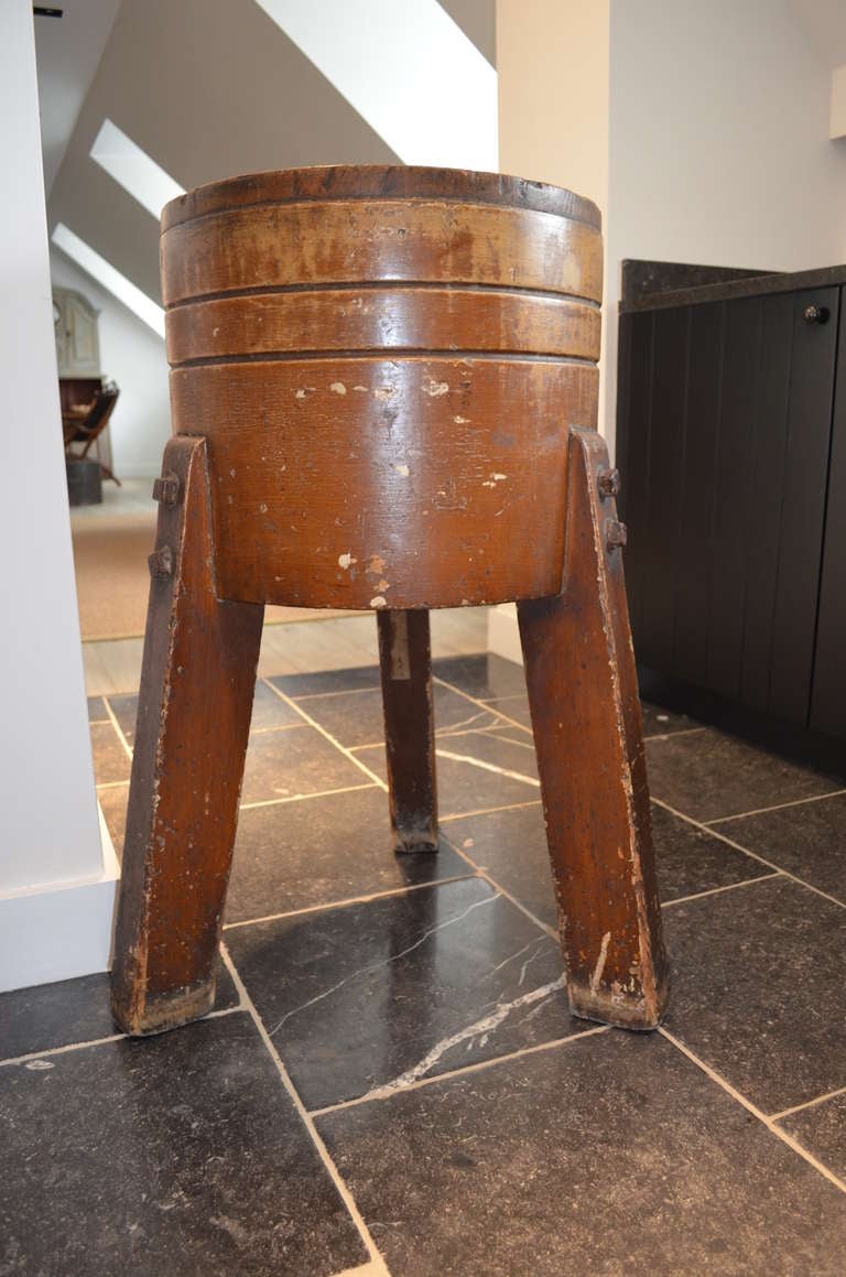 Antique Butcher Block Table