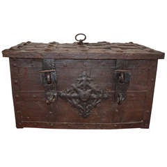 Wrought Iron Strong Box