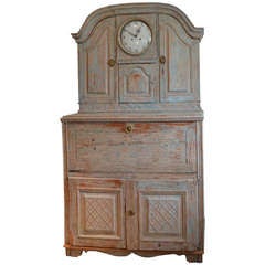 Swedish Clock Secretaire