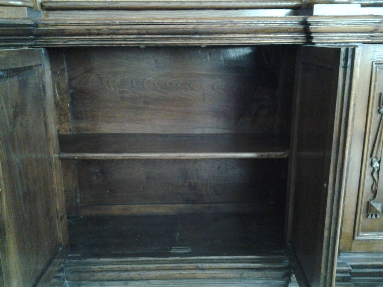 Walnut 1875 Original Spanish Apothecary Cabinet