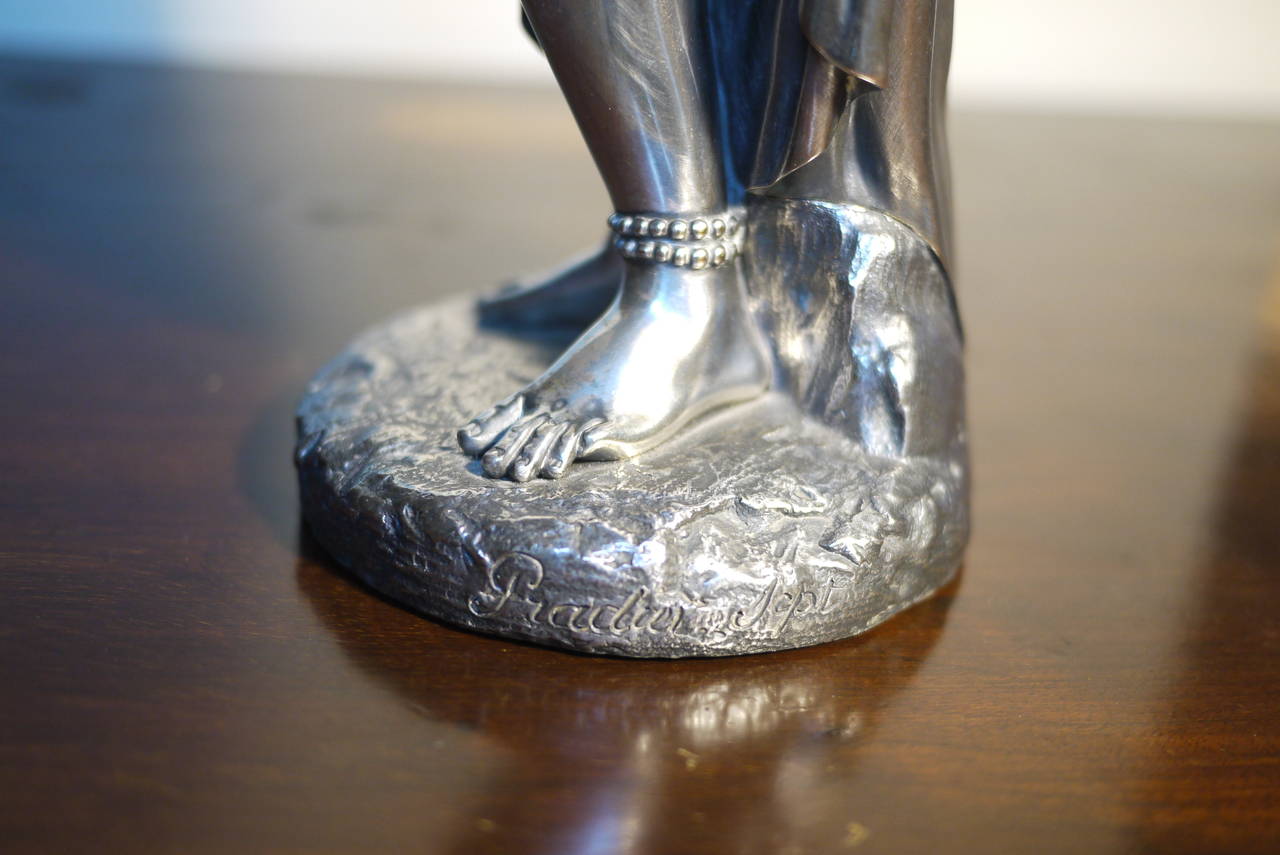 Figure de Pandora en bronze de Jacques Pradier. en vente 1