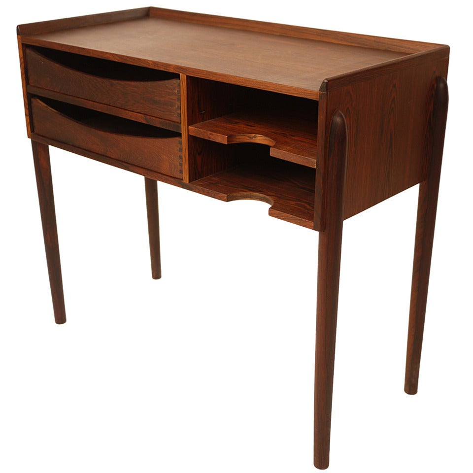 Rosewood Side Telephone Table by Arne Vodder