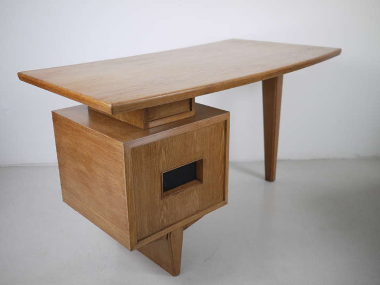 1930 French Oak  Writing Desk