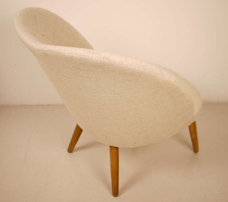 Mid-Century Modern Pair of E. Johannesen 1950's Easy Chairs